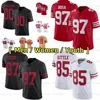 Christian McCaffrey Brock Purdy Maillots de football personnalisés Nick Bosa George Kittle Deebo Samuel Fred Warner Jerry Rice Montana Talanoa Hufanga Trent Williams