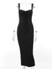 Vestidos casuais branco laço retalhos backless bodycon fenda maxi vestido elegante mulheres sexy festa de verão laranja preto sem mangas deslizamento longo