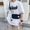 2023 Fashion Canvas Small Phone Bag Casual Men's Workwear Style Crossbody Bag Couple Trendy Shoulder Bag