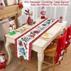 Decorações de natal corredor de mesa de natal feliz natal decorações 2023 para casa toalha de mesa navidad noel kerst presentes de natal ano 2024 natal