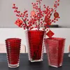 Crystal Glass Vase Ins Style Table Decoration Hydroponic Flower Soft Decoration Flower Ware