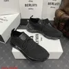 Sneaker in pelle Berluti Casual Scarpe Casualmente Scarpe sportive a maglia Mash Copertura da uomo Indossare pizzo su scarpe casual bassa top hbhf