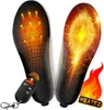 Palmilha de aquecimento com controle remoto, 2000mah, com bateria recarregável, palmilhas aquecidas, almofadas para sapatos de inverno, para caça, esqui, tamanho eur3546 #240108
