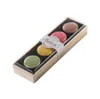 Belle boîte d'emballage de macarons dessert de fête de mariage 4 paquets de stockage de gâteau boîte en bois de biscuit décoration de gâteau accessoires de cuisson VT182340471