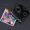 Mini Billiard Balls Zestaw 16PCS 253238 mm Dzieci bilardowe piłki bilardowe Piłki poliestru Małe kule wskazówki pełne zestaw 240106