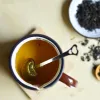 شاي القلب الراحة "وقت الشاي" على شكل قلب مصفحات شاي العشبية غير القابل للصدأ مرشح ملعقة للملعقة