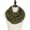 XEONGKVI Europa Amerika labeling Breien Scaves Herfst Winter Warm Twist Halsdoek Merk Vrouwen Wraps 70*35 cm 240108