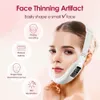 Face Lifter Vline Up Lifting Belt Slimming EMS Vibration Massager LED Display Beauty Instrument Skin Care Tool 240106