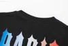 Designer modekläder tsihrts skjortor Trapstar Limited Gradient Kort ärm Tshirt Street Loose Cotton Casual Round Neck Summer Rock Hi