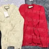 List Kurtka sweter Cardigan Luksusowe kobiety dzianiny Top Sweter długi rękaw Sprężyna jesień Elegancka kurtka Swatery projektanckie Kurtki Top