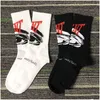 Sports Socks Real Pics Black White In Stock Women Men uni Cotton Basketball 22SS Drop Delivery Outdoors Athletic Outdoor Accs DHS9Z