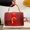 Bolsa feminina com padrão de crocodilo 2024 nova textura de alta qualidade e bolsa crossbody elegante, bolsa de ombro único coreana de alto valor estético