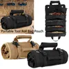 Portable Tool Roll Bag Organizer Tools Multianurpose Pouch Wrench Skruvmejseltång Canvas Lagring Fodral 240108