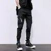 Pantaloni da uomo Abbigliamento da lavoro americano High Street con volant e bella gamba dritta casual