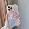 Cell Phone Cases Phone Case For iPhone 14 Pro Max 15 13 12 11 XS Max 7 8 Plus X XR SE 2020 Flower Cover Grip HolderL240105