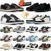 Air Jordan 1 Low Running shoes 1s Bred Toe UNC OG cactus black white Archeo Pink men trainers women designer 36-45