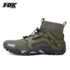 MTB -skor Vattentät Fox Cycling Team Downhill Men's Mountain Bike Clothing Bicycle Antiskid Sneaker Scarpe Ciclismo Strada Uomo 240108