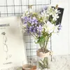Decorative Flowers Snow Orchid Artificial Suitable For Garden Decoration Restaurant Christmas Home