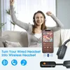Högtalare 2 i 1 Bluetooth 5.2 Sändarmottagare 3,5 mm Aux Mini Stereo Wireless Audio Adapter för PC TV Bluetooth -hörlurarhögtalare