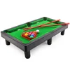 Mini -biljardbord bordsskivor skrivbord biljard snooker spel med 2 pinnar bollar hemmakontor skrivbord stress lättnad spel 240106