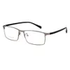 Gmei Optical Men Alloy Eyeglasses Frames for Men Eyewear Flexible Temples Legs IP Electroplating Alloy Spectacles Y7011 240108