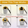 Topi Trap riutilizzabile Smart Flip and Slide Bucket Rat Trap topo Trappola Humane o Lethal Auto Reset Porthole Multi Catch 2206025888544