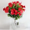 Decorative Flowers 40cm Artificial Azalea Fake Bouquet Simulation Rhododendron Bedroom Wedding Tables Home Garden Decoration