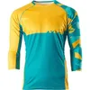 Camisetas masculinas Nova velocidade de mosca reduzindo suor e secagem rápida verão 7/4 mangas mountain bike ciclismo terno off road racing terno masculino