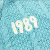 الحياكة النسائية 1989 سترة متماسكة الرسمية الفولكلور كارديجان مستوحاة
