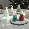 Bougies de décoration du nouvel an, bougies parfumées pour arbre de noël, décorations de noël faites à la main pour la maison, pièce maîtresse décorative