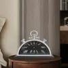 Table Clocks Creative Desktop Clock Silent Scanning Second Ornament Home Office Decoration Quartz