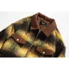 Chaquetas para hombres Masculino 2024 Otoño Moda Flip Collar Cremallera Casual Pareja Chaqueta