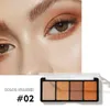 Palette di ombretti Matte 4 colori Ombretto Glitter Shade Make-Up Set Trucco cosmetico per occhi a lunga durata