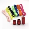 Scarpe da ginnastica senza lacci Opzioni colorate Lacci elastici per lo sport Lacci rotondi senza lacci Accessori per scarpe per adulti per bambini