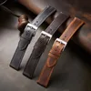 Handmade Retro Leather Watch Strap 18mm 19mm 20mm21mm 22mm Watchband Wristband Accessories for Brand 240106