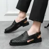 Mens Sandals Summer Beach Men Outdoor Business Casual Breattable Fashion Slippers Bankett Mules Garden Shoes