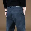 Męskie wiosenne jesień moda Business Casual Long Pants Suit Mężczyzna Elastyczne proste spodnie formalne Rozmiar 2936 240108