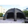10x10m wholesale Customized Oxford Building Structure Inflatable Spider Tent Air Beams Party Dome Marquee With LED Lights For DJ Stage or Event Center