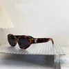 Designer pour homme rétro œil de chat ovale polygone lunettes de soleil Ins Shopping voyage fête mode vêtements correspondant