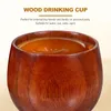 Wine Glasses 2 Pcs Wooden S Glass Sake Cup For Vodka Soju Japanese Tea Mug Vintage Water Teacup