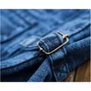 Men's vest Outerwear Denim Waistcoat Deep Blue Color Plus Size Sleeveless Jacket Multi-pocket size XL to 5XL 240106