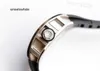 Relógios de luxo para homens relógio aviação suíço turbilhão movimento metal peso indonésia importado novo rm052
