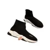 Unisex Brand Ankle Boots Ba High-top Elastic Knit Boots Platform Elevation Ins Couple Shoes Casual Boots