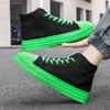 Neue Mode männer High Top Sneakers Größe 36-46 Atmungsaktive Leinwand Schuhe für Wohnungen Casual Sneaker Espadrilles Männer korb Homme