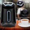 Cafeteiras Cafeteira elétrica de aço inoxidável Cafeteira elétrica portátil pode fazer 4 xícaras doméstica automática máquina de café turco L240105