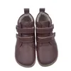 TIPSIESIESOES TOP Barefoot Genuine Leather Baby Toddler Girl Boy Boy Shoes for Fashion Spring Autumn Winter Canle Boots 240108