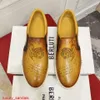 Deri spor ayakkabı Berluti Sıradan Ayakkabı Berluti'nin Yeni Erkekler Loafers Playtime Palermo Sıradan Spor Ayakkabıları Bir Adım Tembel Ayakkabı HBXQ