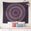 Tapisserie Mandala ethnique Boho, décoration de maison, scène de chevet, tissu de fond suspendu, serviette de plage, 240106