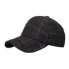 Ball Caps Hats For Women Men Fashion Leisure Retro Checked Print Baseball Sport Cap Breathable Beach Hip Hop Fit Duck Real Ducks