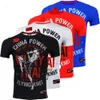 T-shirt sportiva elastica ad asciugatura rapida MMA Combat Training Fiess Running Thai Jujitsu a maniche corte Abbigliamento resistente all'usura